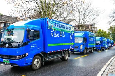 西湖龍井核心產區開采，首單由菜鳥速遞完成城市配送服務